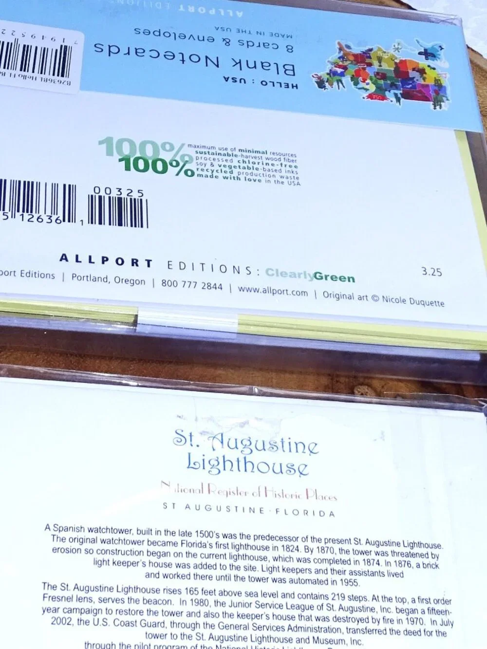 Note cards 2 New Packages